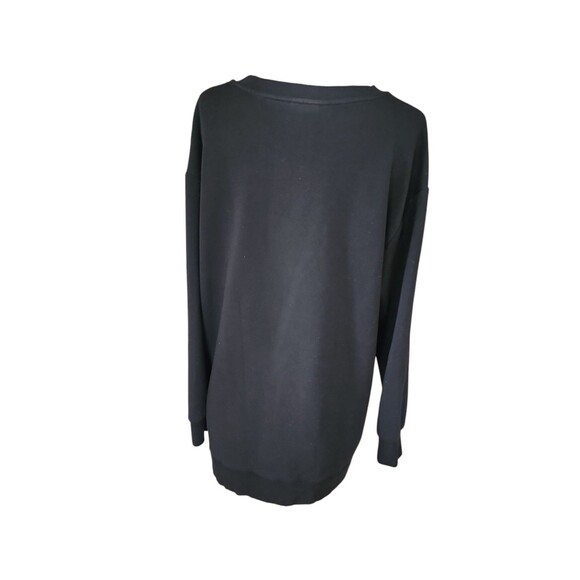 Varley Charter 2.0 Oversized Side Zip Sweatshirt Women's Large Black Doublesoft - Picture 3 of 9
